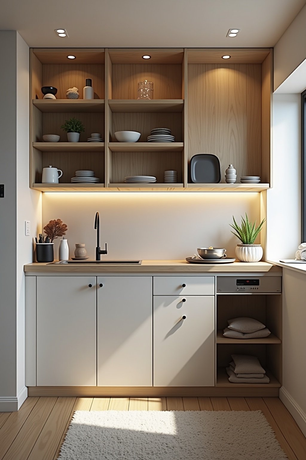 Mindestabstand in kleinen Küchen clever nutzen