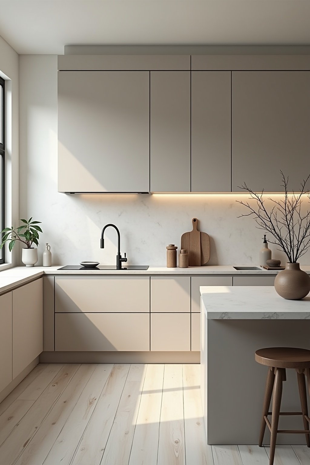 minimalistische kueche planen outline 3