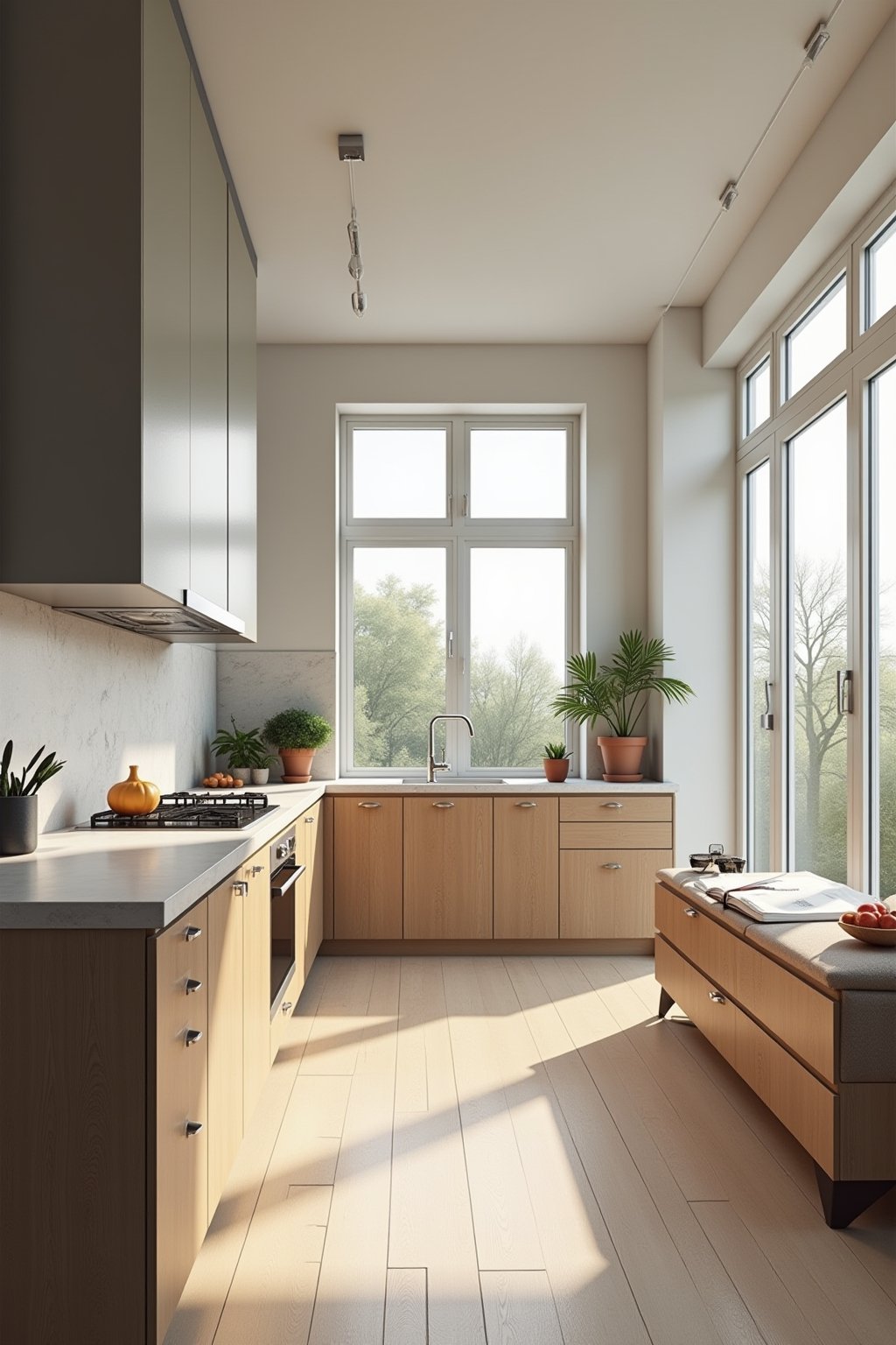 offene kueche gestalten outline 1