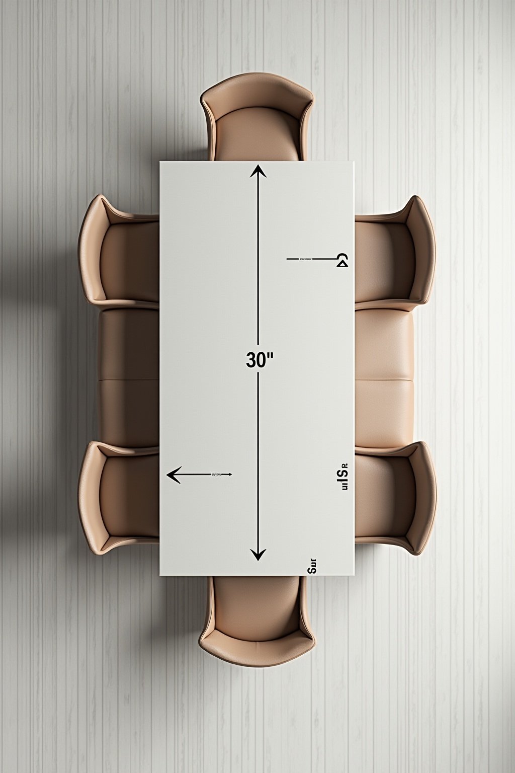 platzbedarf esstisch mit bank outline 3