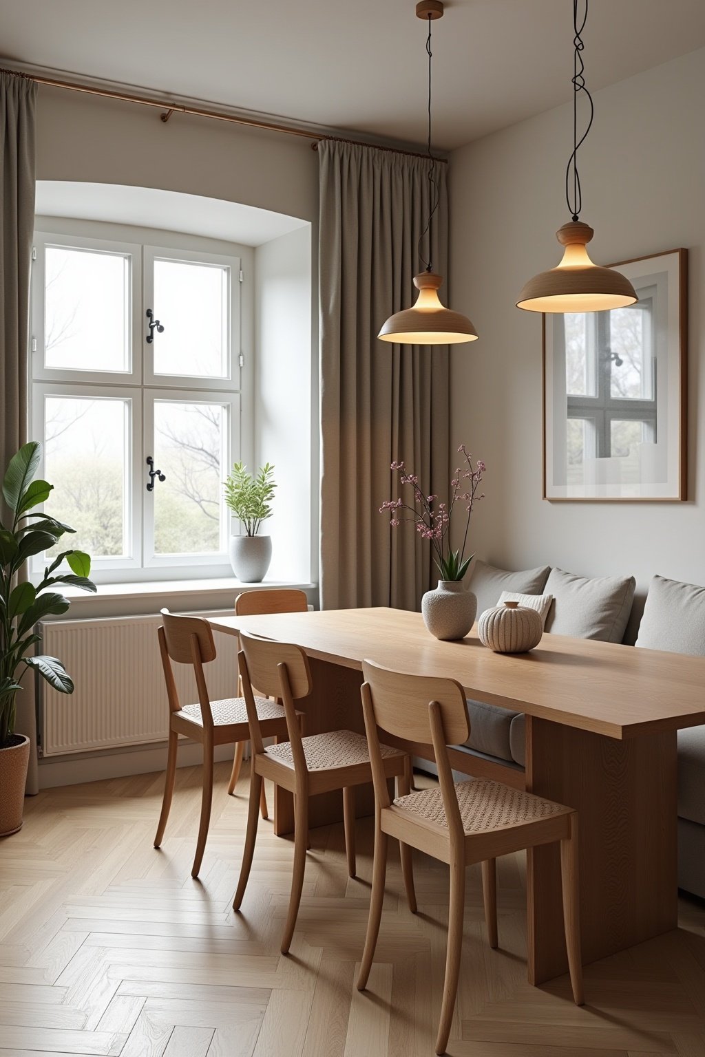 platzbedarf esstisch mit bank outline 6