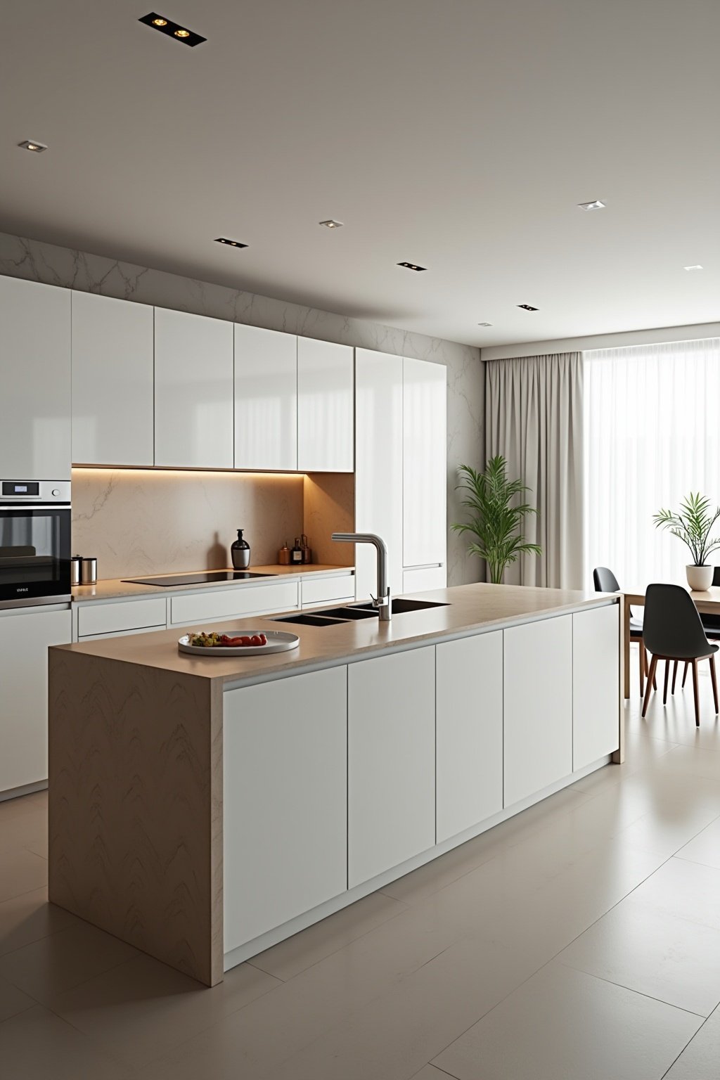 platzbedarf kuecheninsel outline 3