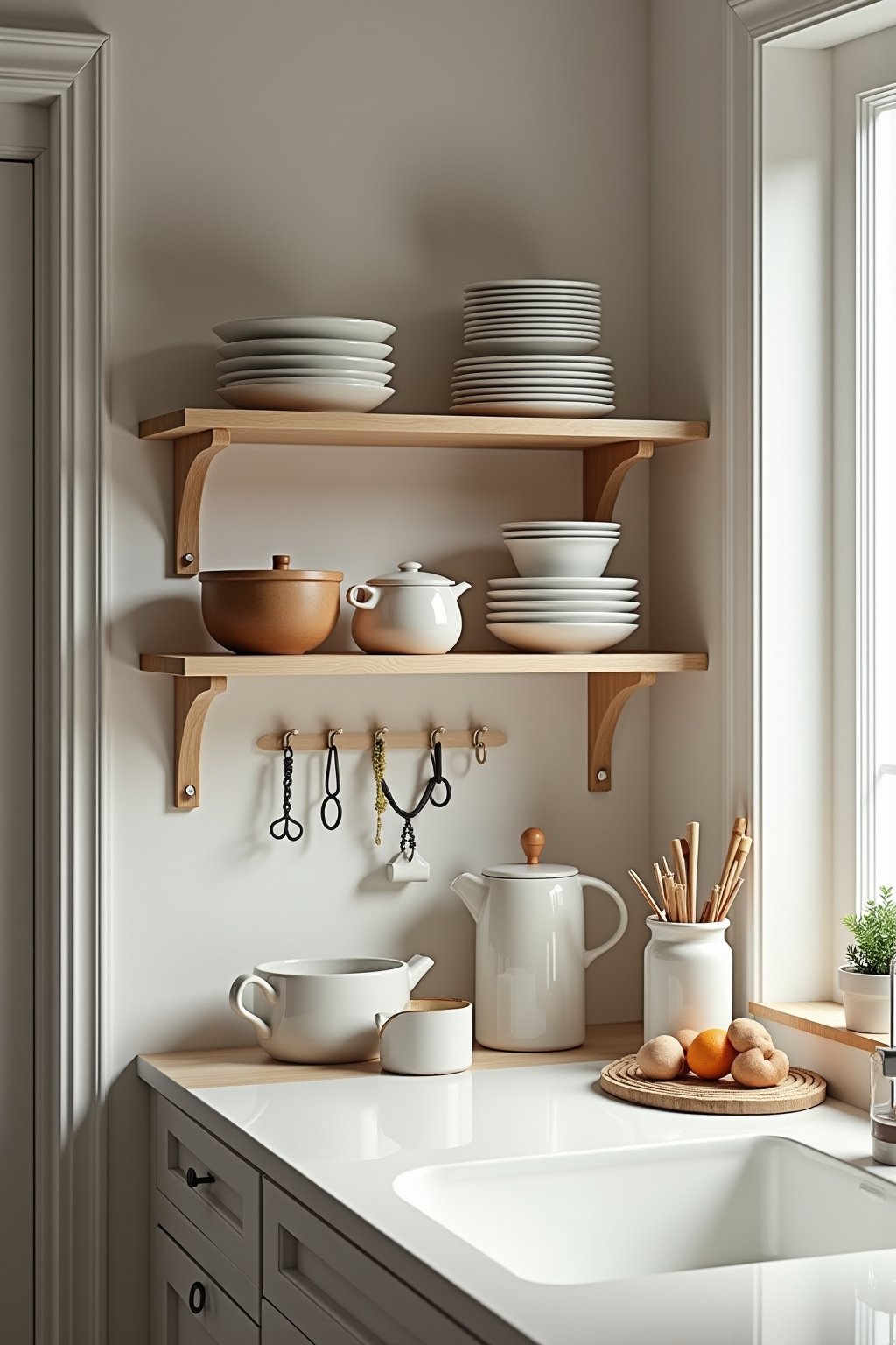 platzsparende kuechenideen outline 4