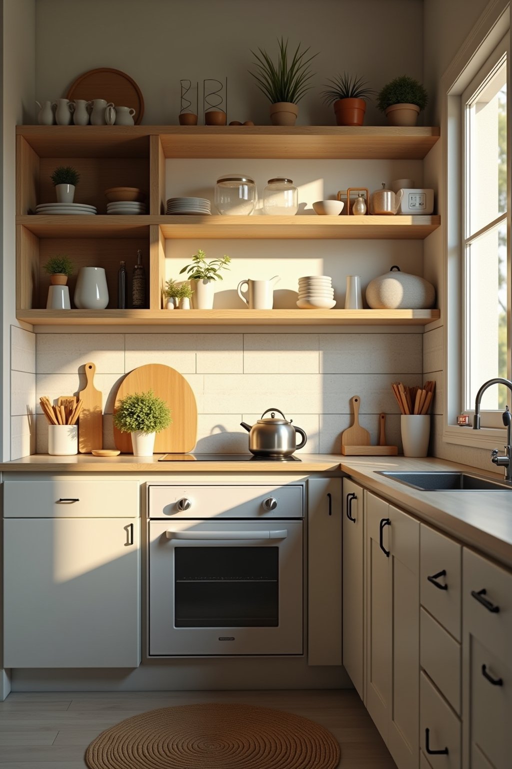 platzsparende kuechenideen outline 7