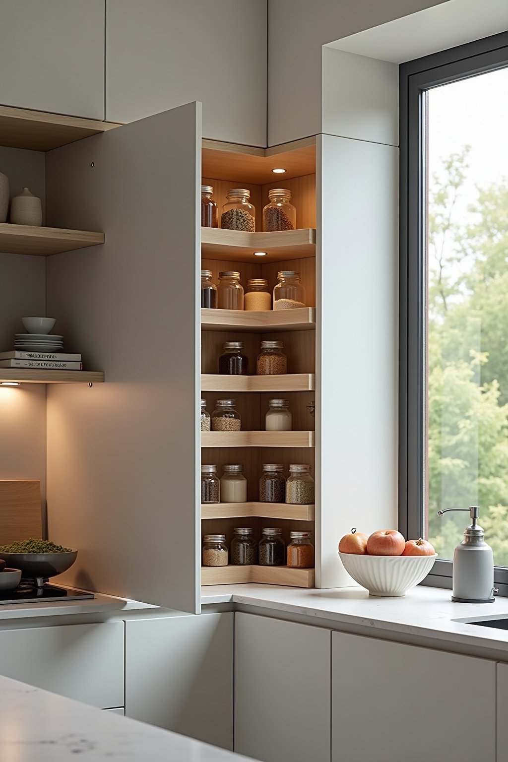 rondell eckschrank kueche outline 2