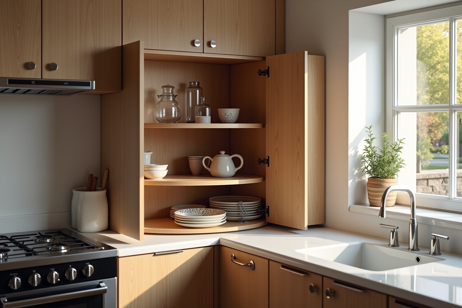 8 clevere Rondell für Eckschrank Lösungen