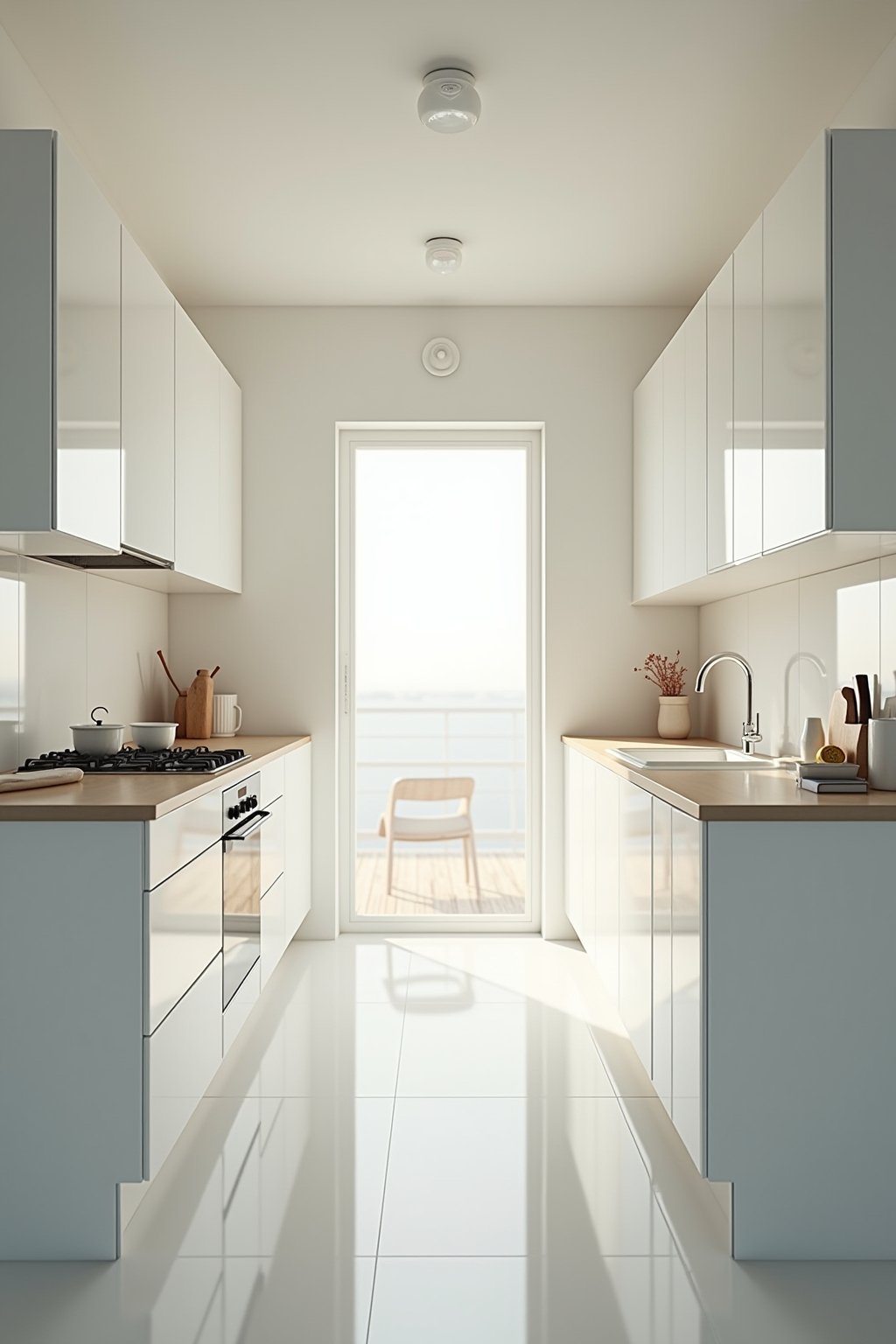 schmale kueche outline 6