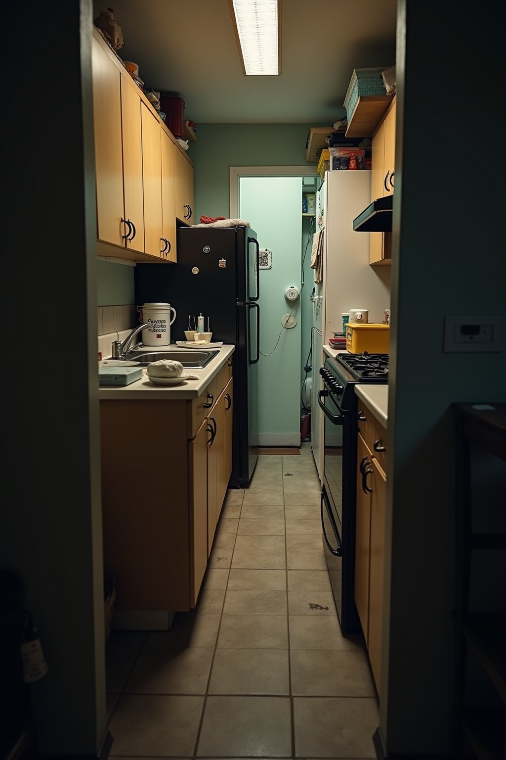 schmale kueche outline 7