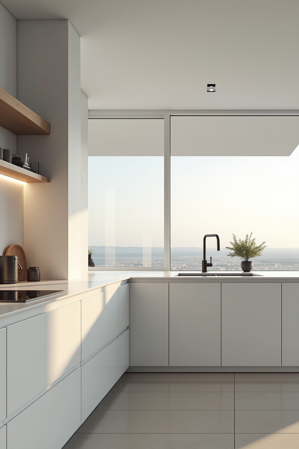 schwebende kueche planen outline 1