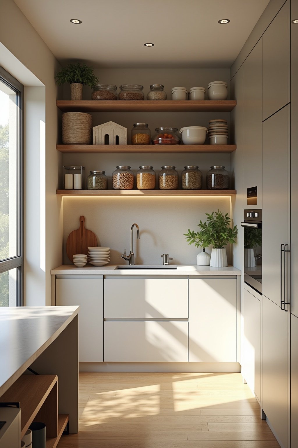 speisekammer in kueche integrieren outline 2