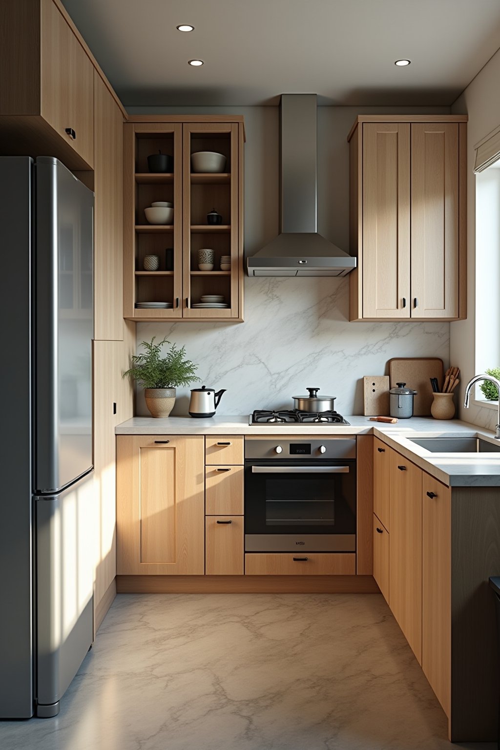 tote ecke kueche arbeitsplatte outline 3