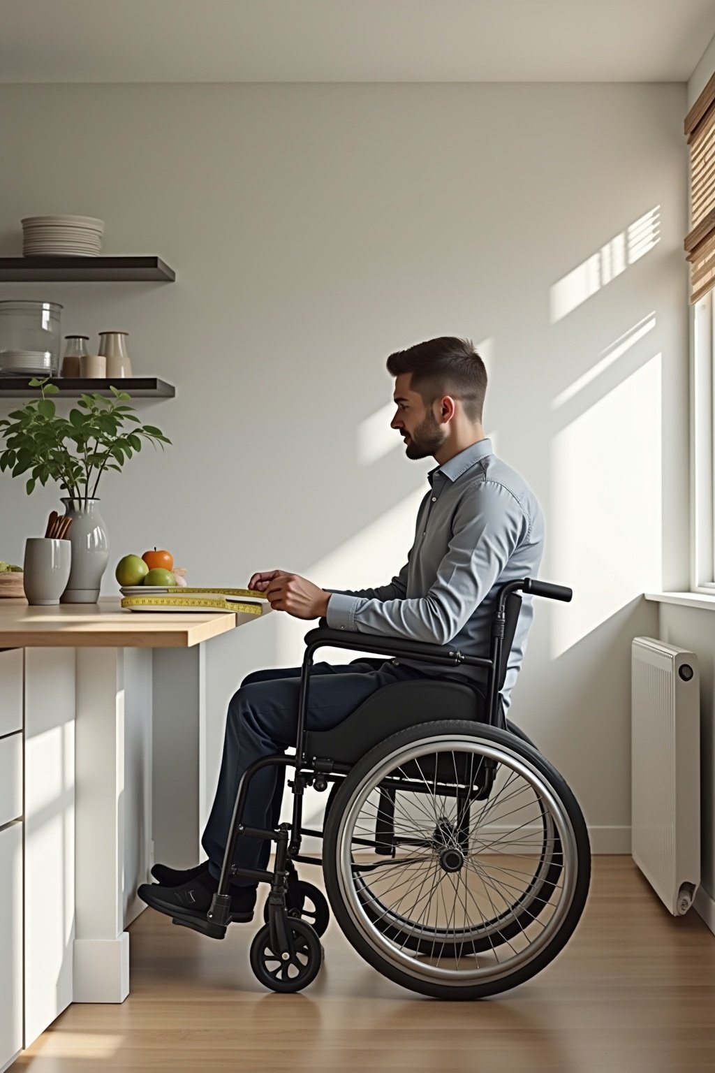 unterfahrbare arbeitsplatte outline 5