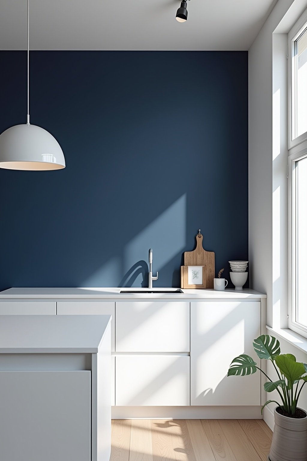 wandgestaltung weisse kueche welche wandfarbe outline 6