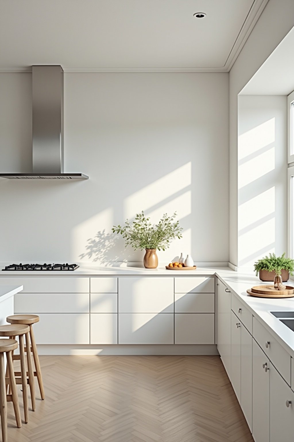 wandgestaltung weisse kueche welche wandfarbe outline 8