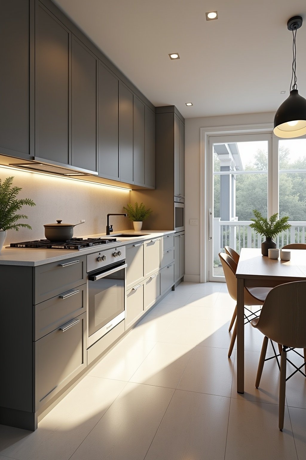 Bestandteile einer modernen Einbauküche