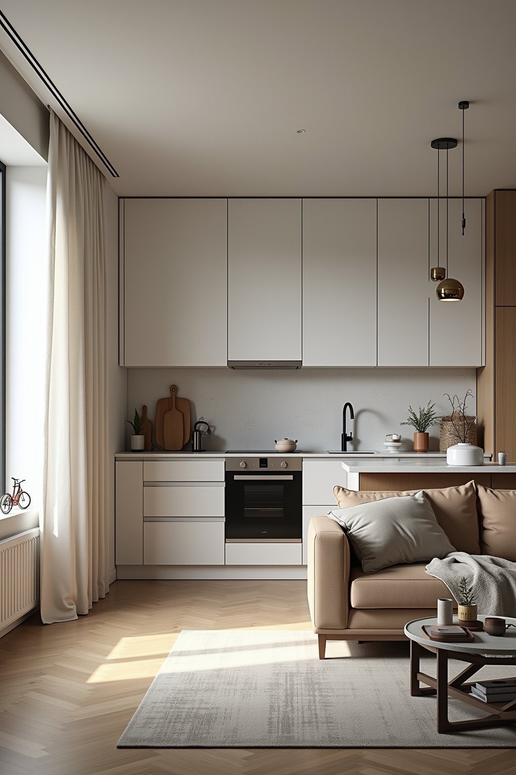 wohnkueche planen outline 5